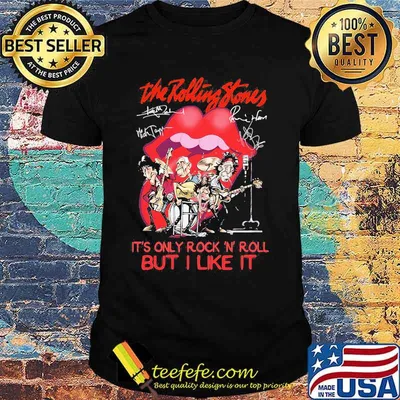 The Rolling Stone It’s Only Rock And Roll But I Like It Lips Signature Shirt