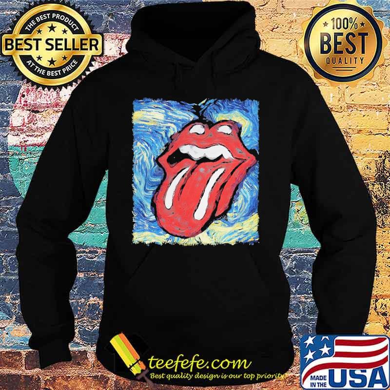 The Rolling Stone Rock And Roll Lips Shirt Hoodie The Rolling Stone Rock And Roll Lips Shirt Hoodie