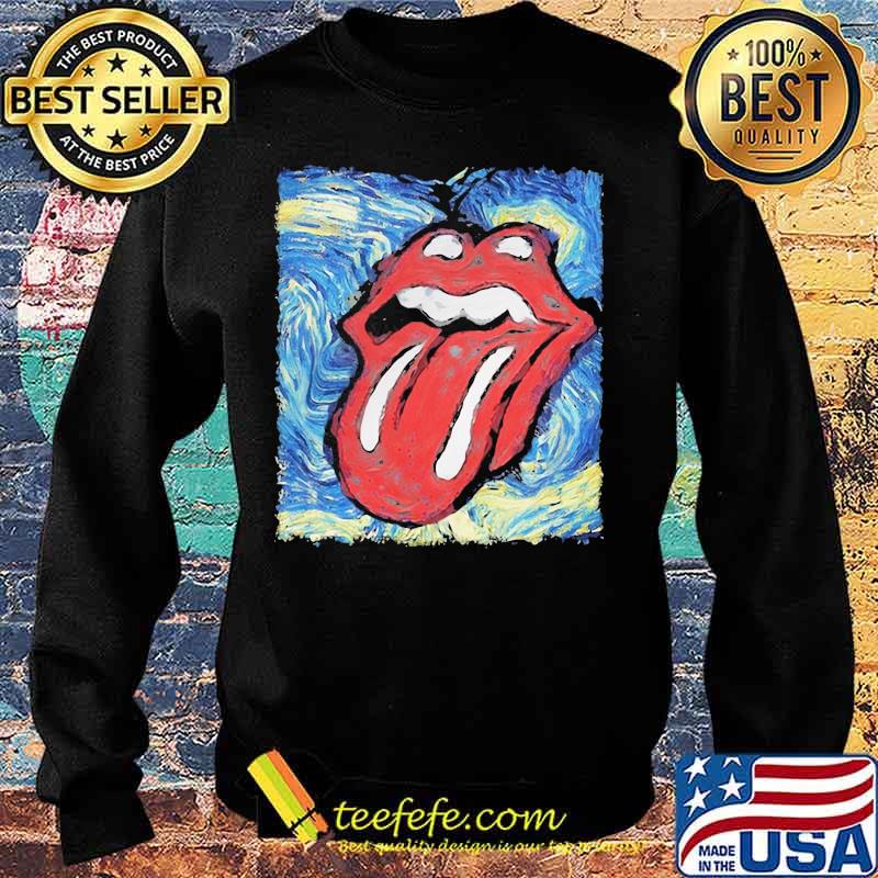 The Rolling Stone Rock And Roll Lips Shirt Sweater The Rolling Stone Rock And Roll Lips Shirt Sweater