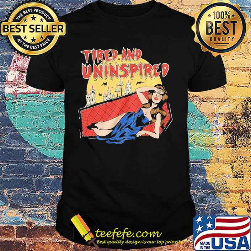 Tired And Uninspired Ladies Moon Shirt