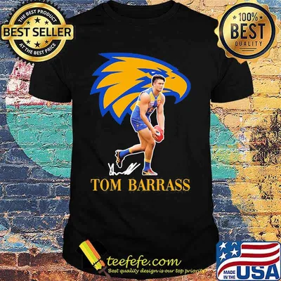 Tom Barrass Player Of Team Philadelphia Eagles Football Signature Shirt