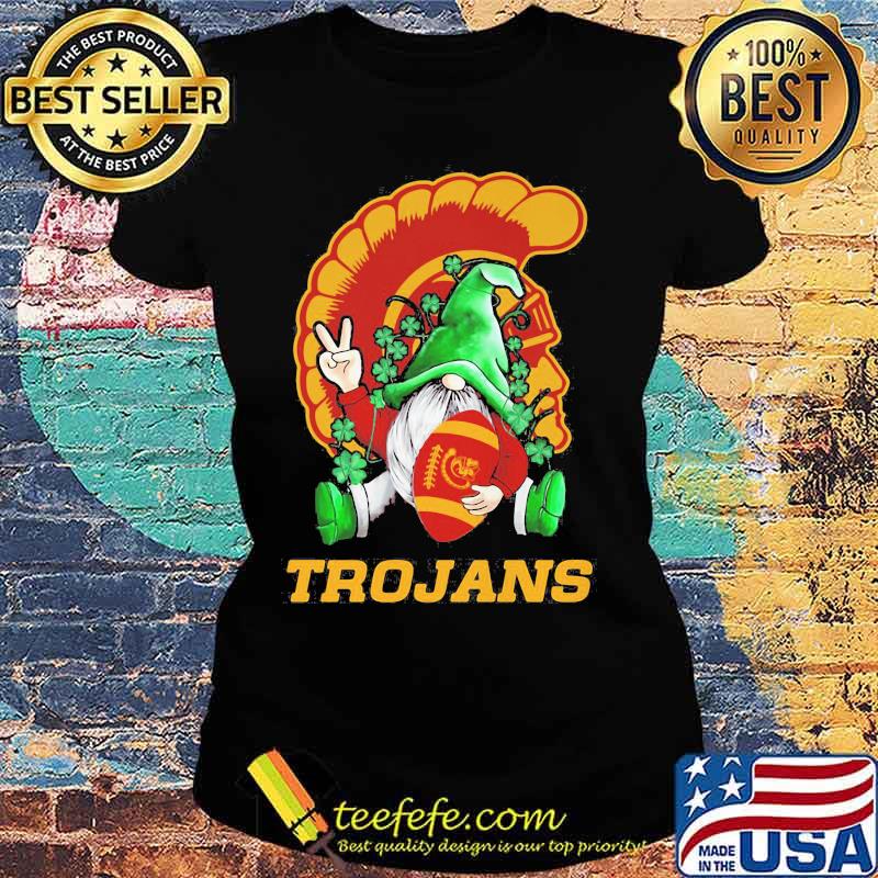 Trojans Football Gnome Patrick’s Day Shirt Ladies tee Trojans Football Gnome Patrick’s Day Shirt Ladies tee