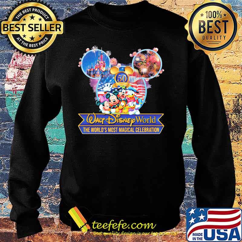 Walt Disney World The World’s Most Magical Celebration 50 Years Of Magic Kingdom Shirt Sweater Walt Disney World The World’s Most Magical Celebration 50 Years Of Magic Kingdom Shirt Sweater