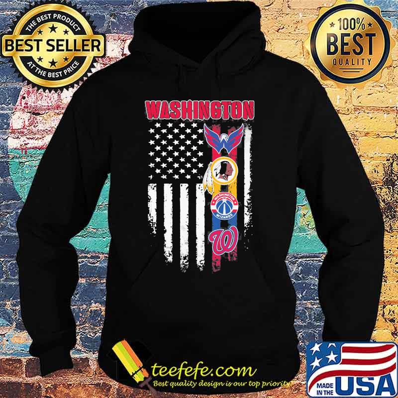 Washington Redskins Logo Team Football American Flag Shirt Hoodie Washington Redskins Logo Team Football American Flag Shirt Hoodie