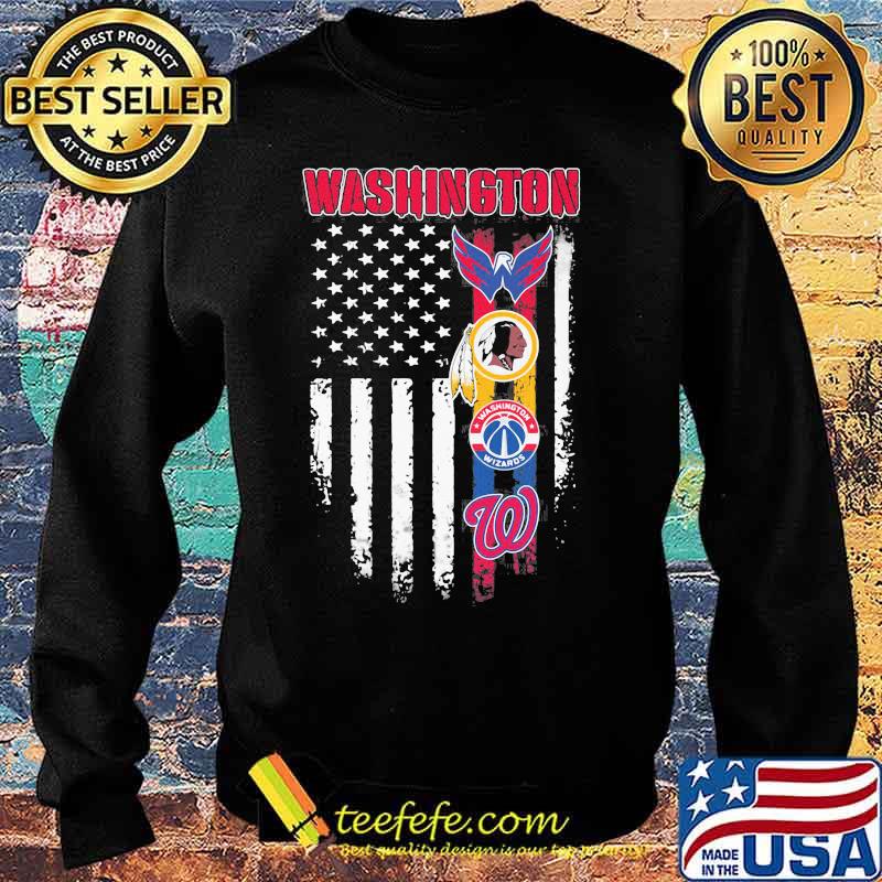 Washington Redskins Logo Team Football American Flag Shirt Sweater Washington Redskins Logo Team Football American Flag Shirt Sweater
