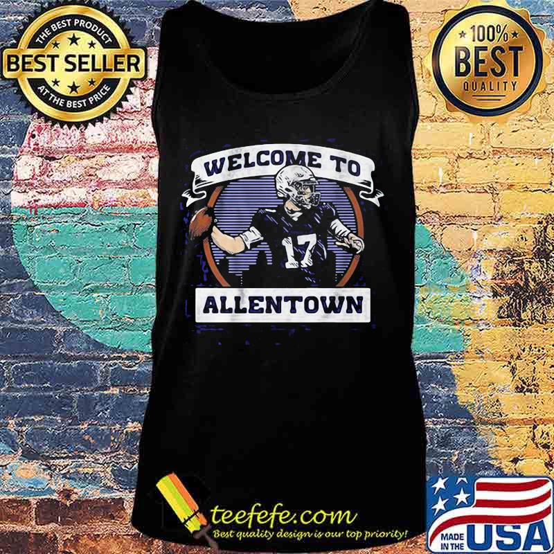 Welcome To Allentown Football Player Number 17 Shirt Tank top Welcome To Allentown Football Player Number 17 Shirt Tank top