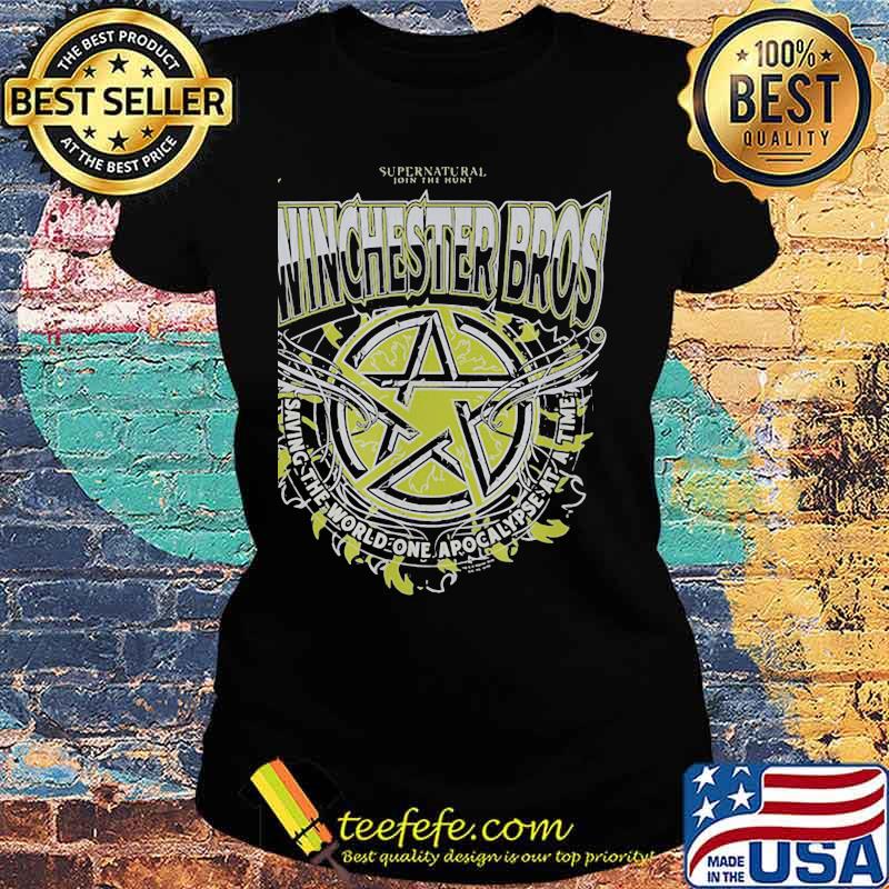 Winchester Brothers Saving People And Hunting Things Supernatural John The Hunt Shirt Ladies tee Winchester Brothers Saving People And Hunting Things Supernatural John The Hunt Shirt Ladies tee