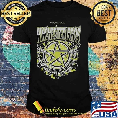 Winchester Brothers Saving People And Hunting Things Supernatural John The Hunt Shirt