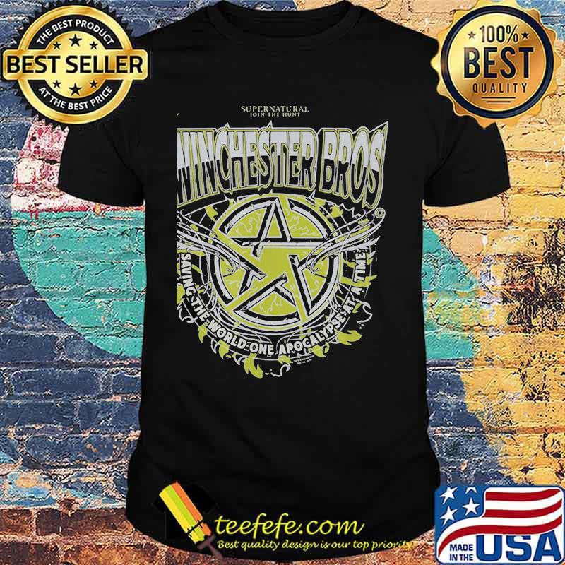 Winchester Brothers Saving People And Hunting Things Supernatural John The Hunt Shirt Winchester Brothers Saving People And Hunting Things Supernatural John The Hunt Shirt