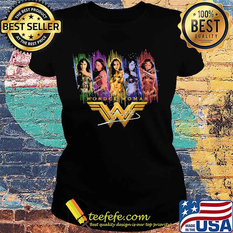 Wonder Woman Movies Signature Shirt Ladies tee Wonder Woman Movies Signature Shirt Ladies tee