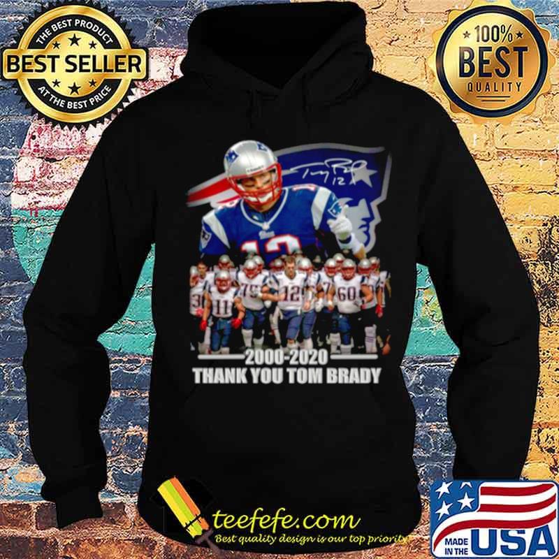 20 Years 2000 2020 Thank You Tom Brady Signature s Hoodie 20 Years 2000 2020 Thank You Tom Brady Signature s Hoodie