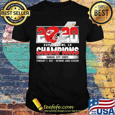 2020 Super Bowl Lv Champions Kansas City Chiefs Shirt