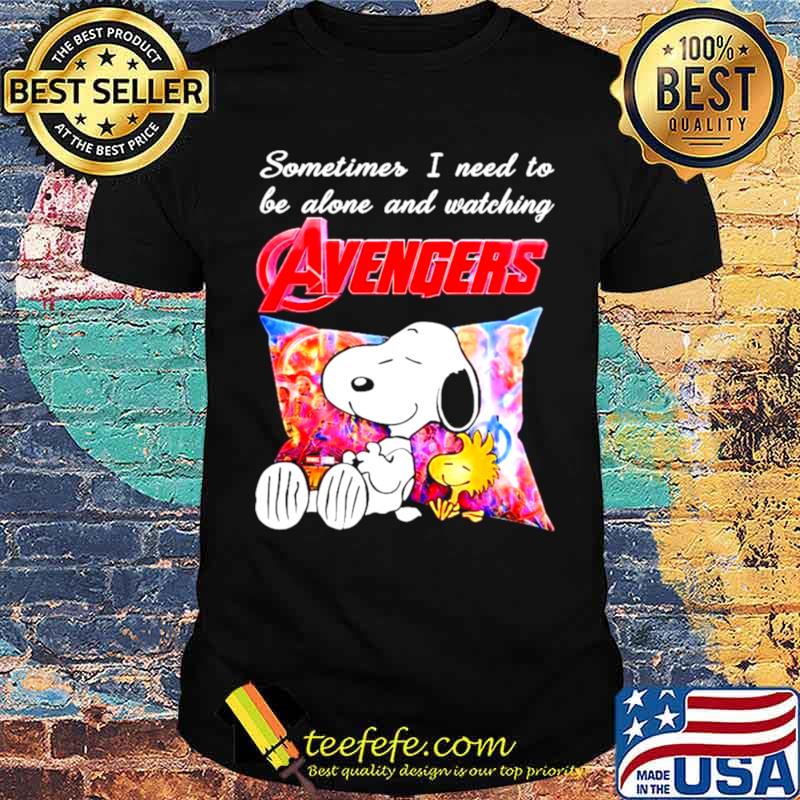 2021 Snoopy Sometimes I need to be alone and Watching Avengers shirt 2021 Snoopy Sometimes I need to be alone and Watching Avengers shirt