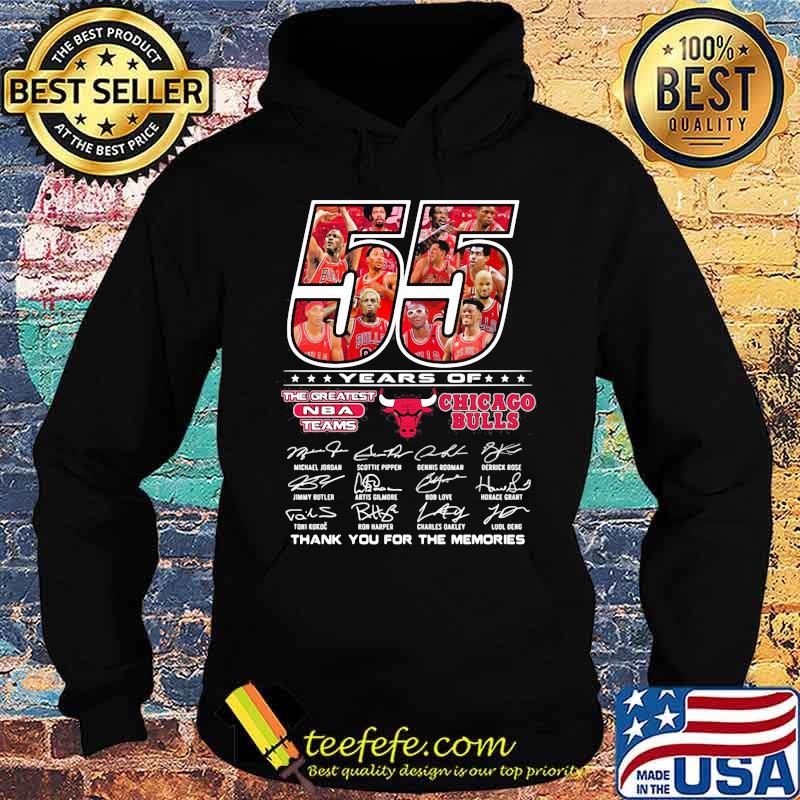 55 Years Of The Greatest Team Chicago Bulls Thank You For The Memories Signature Shirt Hoodie 55 Years Of The Greatest Team Chicago Bulls Thank You For The Memories Signature Shirt Hoodie