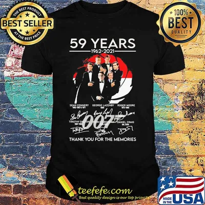 59 Years 1962 2021 Thank You For The Memories Signature Shirt