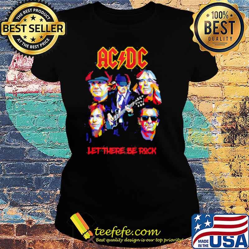 AC DC let there be rock s Ladies tee AC DC let there be rock s Ladies tee