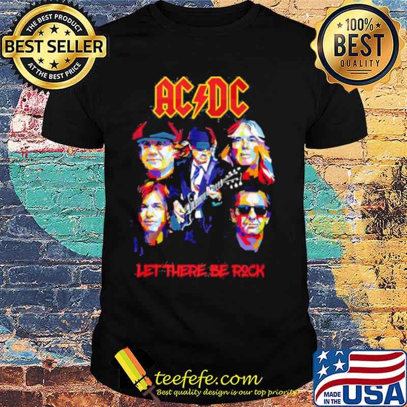 AC DC let there be rock shirt