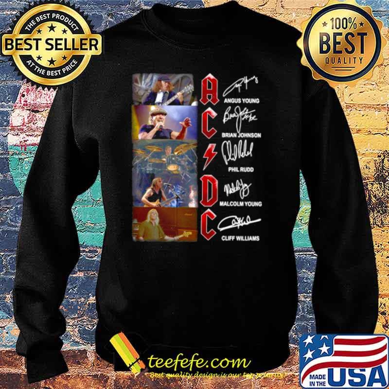 Ac Dc Young Johnson Rudd And Malcolm Young 2021 Signatures s Sweater Ac Dc Young Johnson Rudd And Malcolm Young 2021 Signatures s Sweater