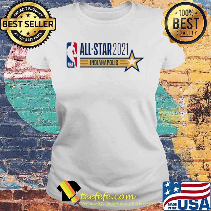 All Star Game Indianapolis 2021 Fan American Basketball Laides tee All Star Game Indianapolis 2021 Fan American Basketball Laides tee