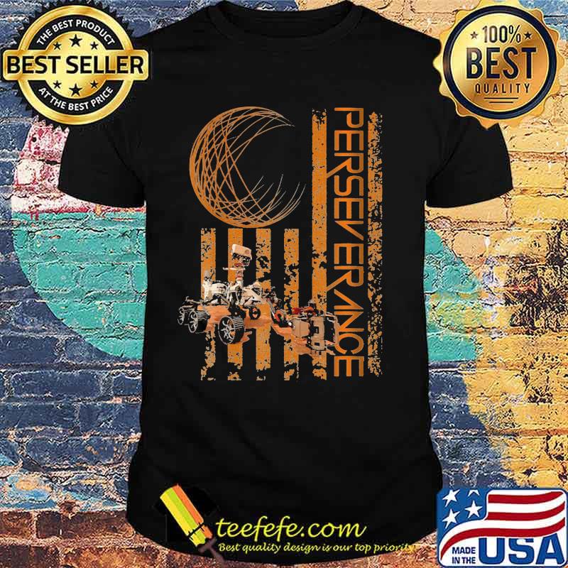 American Flag Perseverance Nasa Mars Shirt