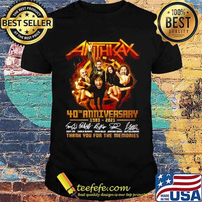 Anthikad 40th anniversary 1981 2021 thank you for the memories signatures shirt