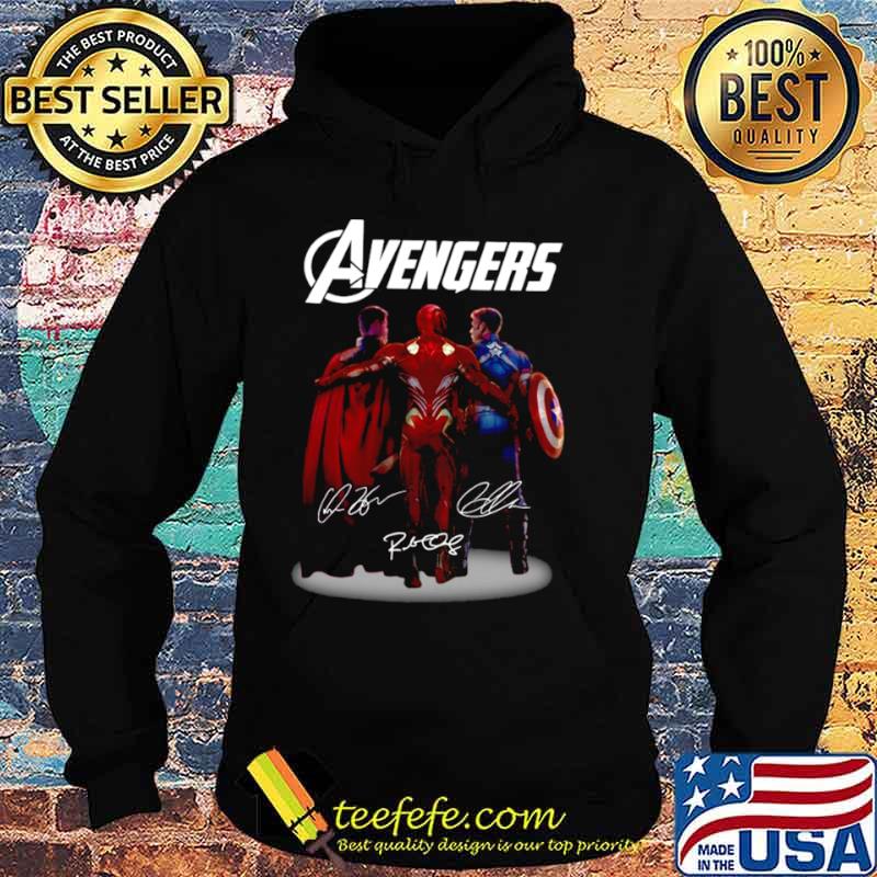 Avengers Thor Iron Man Captain America signatures s Hoodie Avengers Thor Iron Man Captain America signatures s Hoodie