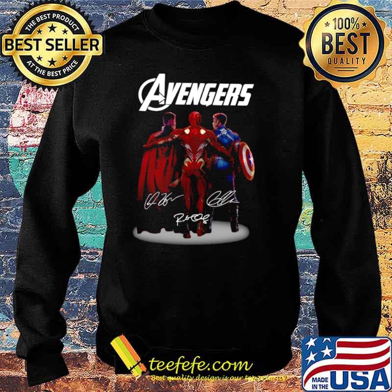 Avengers Thor Iron Man Captain America signatures s Sweater Avengers Thor Iron Man Captain America signatures s Sweater