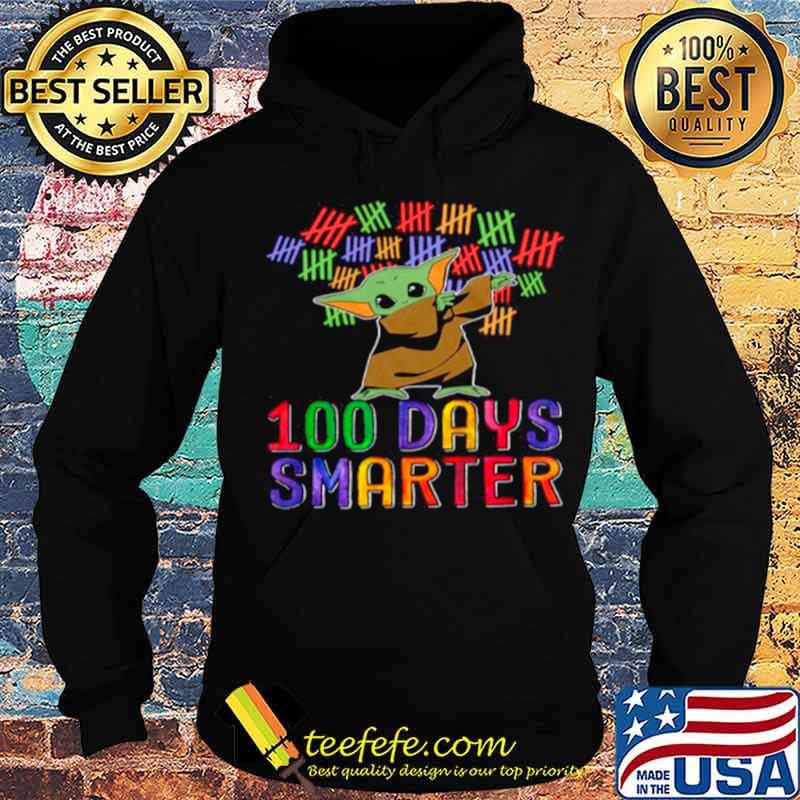 Baby Yoda Dabbing 100 Days Smarter Color s Hoodie Baby Yoda Dabbing 100 Days Smarter Color s Hoodie