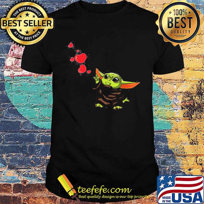 Baby Yoda Hearts Happy Valentine Day Shirt Baby Yoda Hearts Happy Valentine Day Shirt