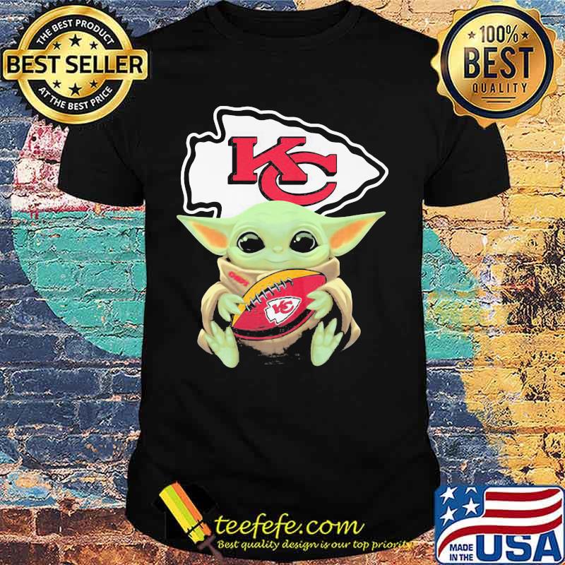 Baby Yoda Kansas City Chiefs Football Shirt