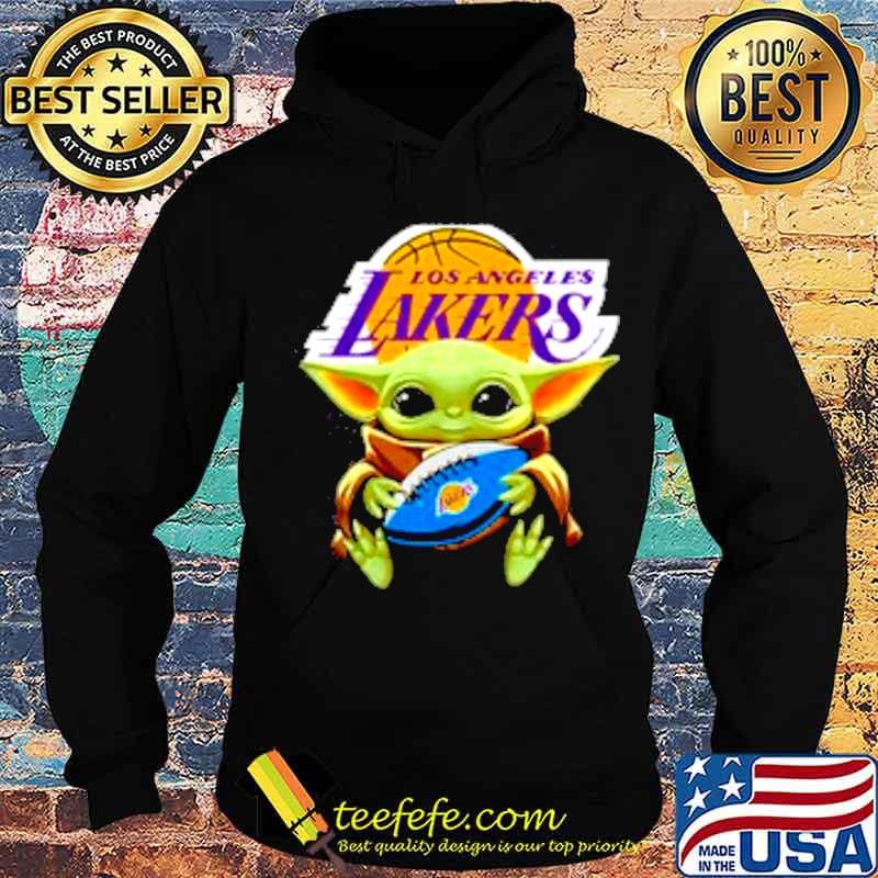 Baby yoda rugby los angeles lakers basketball s Hoodie Baby yoda rugby los angeles lakers basketball s Hoodie