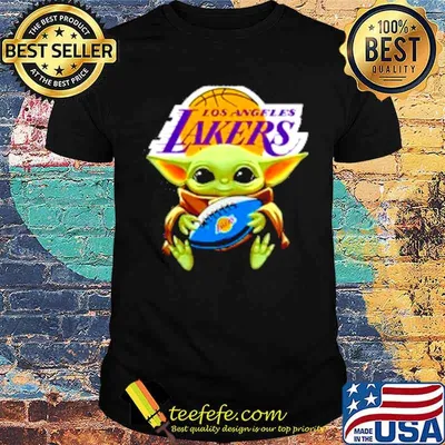 Baby yoda rugby los angeles lakers basketball shirt