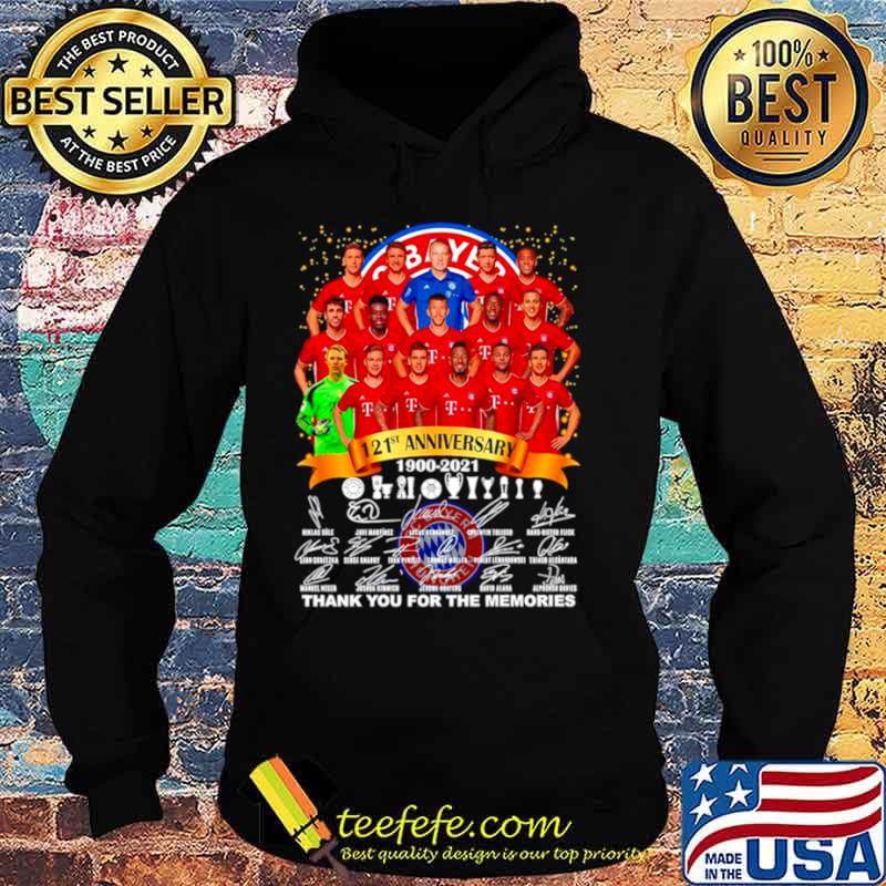 Bayern Munich 121st anniversary 1900 2021 signatures thank you for the memories s Hoodie Bayern Munich 121st anniversary 1900 2021 signatures thank you for the memories s Hoodie