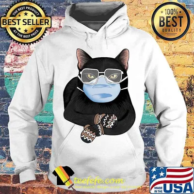 Black Cat Wear Mask Covid 19 Shirt