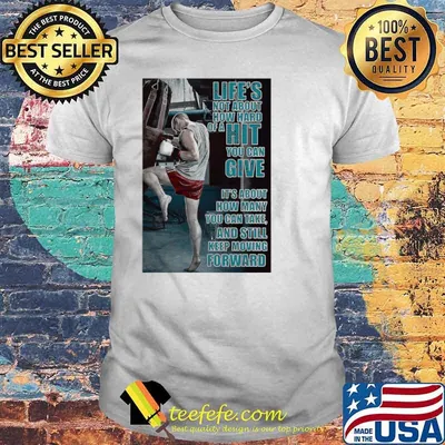 Boxing Keep Moving Life’s Not About How Hard Of A Hit You Can Give shirt