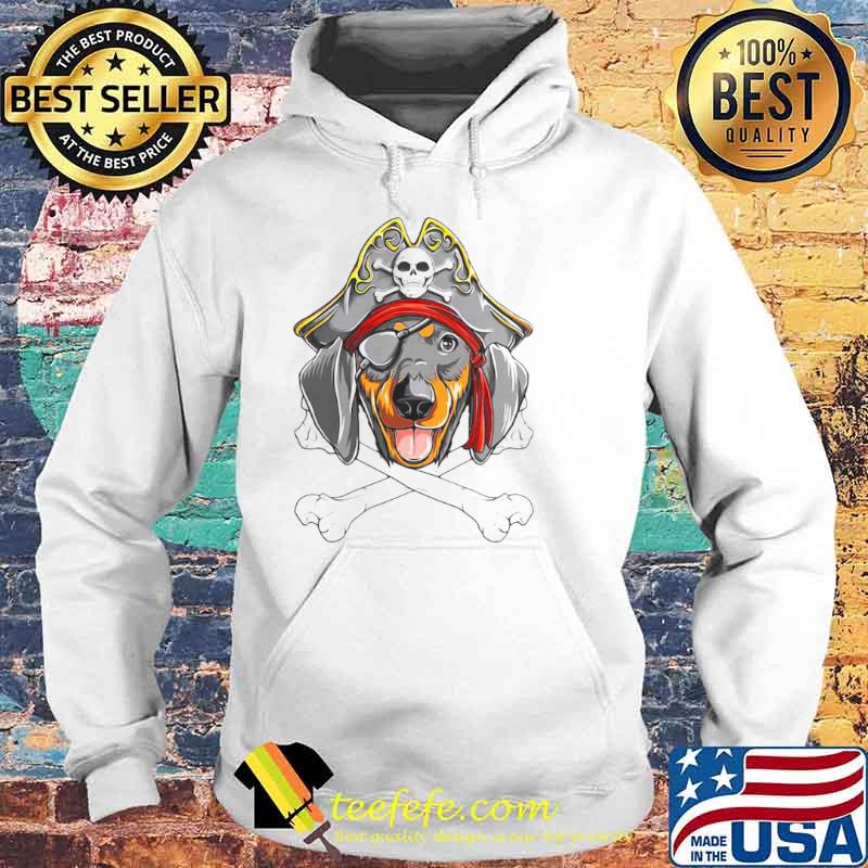 Caribbean Beads Dachshund Pirate Hoodie Caribbean Beads Dachshund Pirate Hoodie