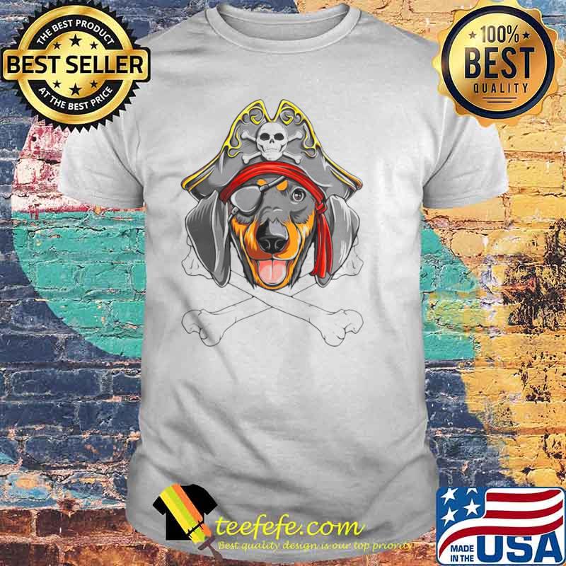 Caribbean Beads Dachshund Pirate shirt Caribbean Beads Dachshund Pirate shirt