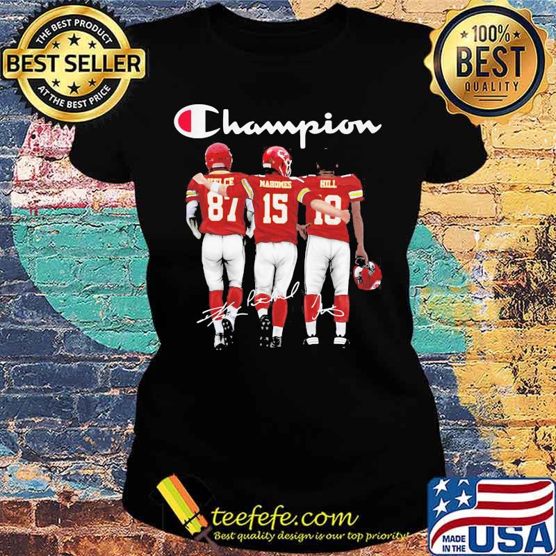 Champion Kansas City Chiefs Football Shirt Ladies tee Champion Kansas City Chiefs Football Shirt Ladies tee