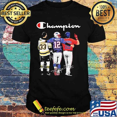 Champions Zdeno Chara And Tom Brady Of Team Boston Bruins Shirt