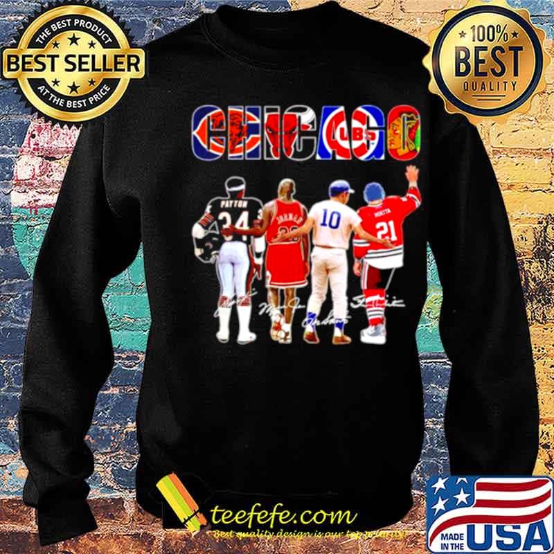 Chicago Payton And Jordan And Santo And Mikita s Sweater Chicago Payton And Jordan And Santo And Mikita s Sweater