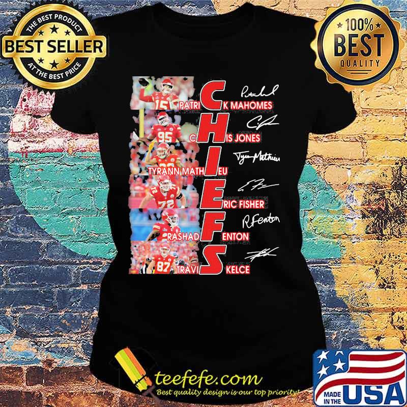 Chiefs Kansas City Players Team Baseball Shirt Ladies tee Chiefs Kansas City Players Team Baseball Shirt Ladies tee