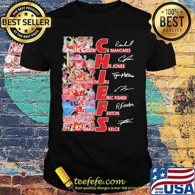Chiefs Kansas City Players Team Baseball Shirt