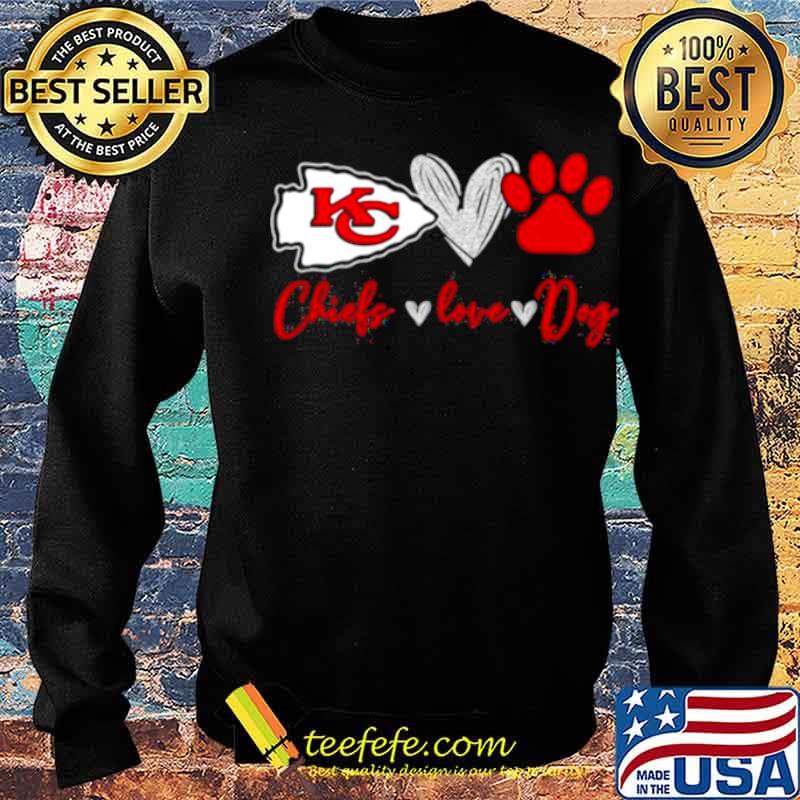 Chiefs Love Dogs Heart Red Football shirt.jgp Sweater Chiefs Love Dogs Heart Red Football shirt.jgp Sweater