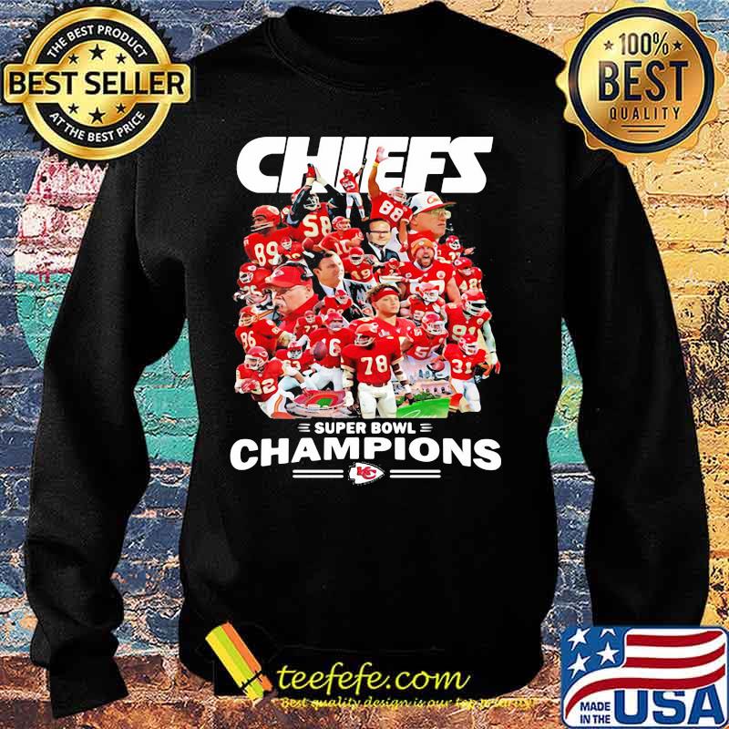 Chiefs Super Bowl Champions Team Football Shirt Sweater Chiefs Super Bowl Champions Team Football Shirt Sweater