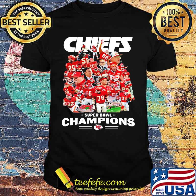 Chiefs Super Bowl Champions Team Football Shirt Chiefs Super Bowl Champions Team Football Shirt