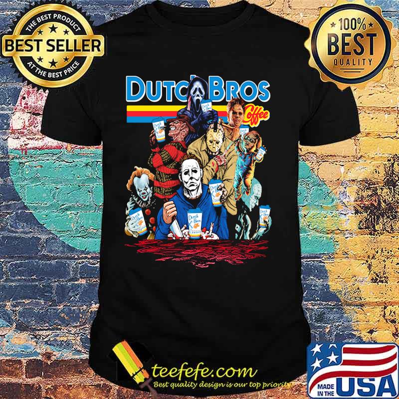 Collectibles Horror Characters Dutch Bros Coffee Shirt