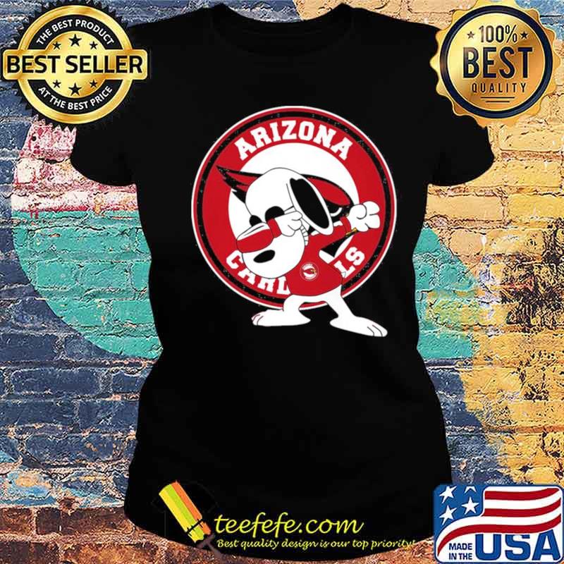 Dabbing Snoopy Arizona Cardinals 2021 s Ladies tee Dabbing Snoopy Arizona Cardinals 2021 s Ladies tee