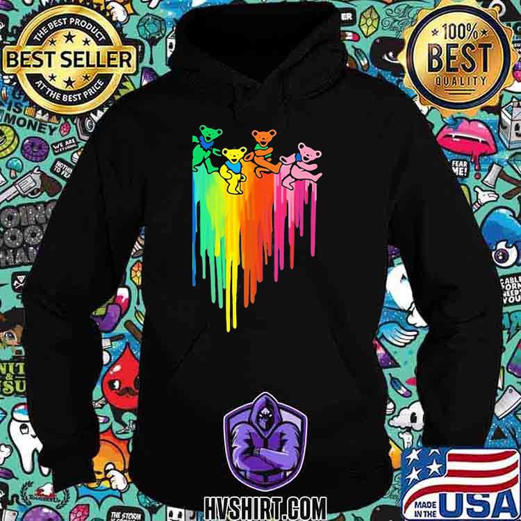 Dacing Bear Grateful Dead Rainbow Shirt Hoodie Dacing Bear Grateful Dead Rainbow Shirt Hoodie
