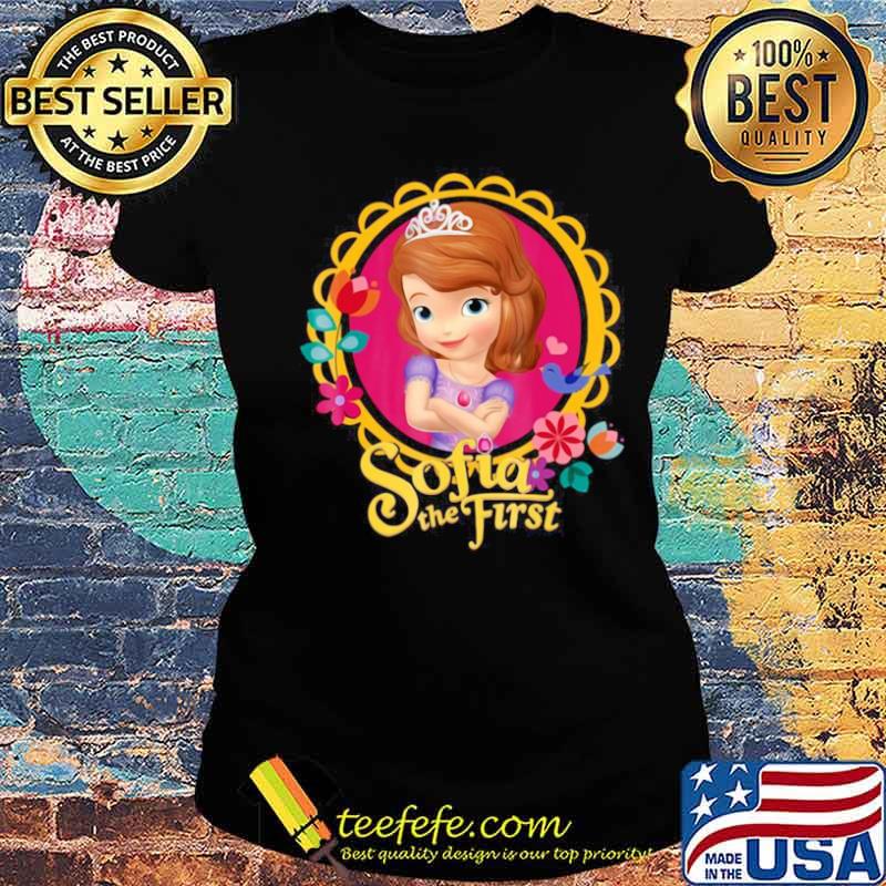 Disney Sofia The First Sofia Dainty Border s Ladies tee Disney Sofia The First Sofia Dainty Border s Ladies tee