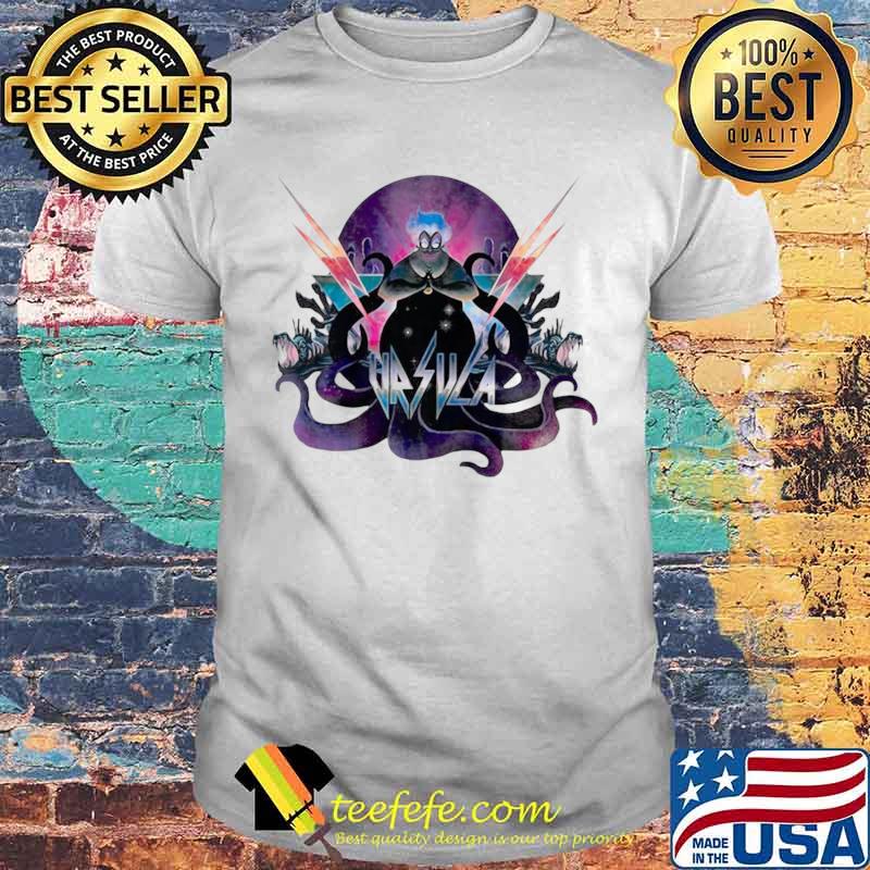 Disney Villains Ursula 90S Rock Band Neon shirt (2)